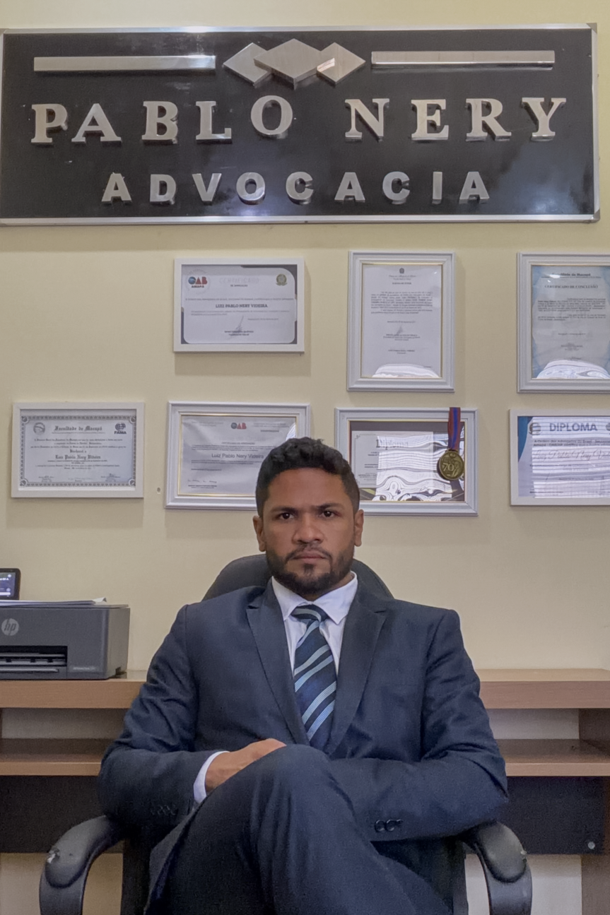 Pablo Nery em seu escritório